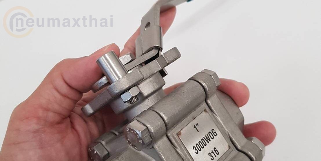 ส่ง Ball valve V3W-316-BSPT-025-3 SS BALL VALVE 3-PC 2-WAY 3000PSI ,1″