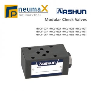 ASHUN-Modular Check Valve โมดูลาร์เช็ควาล์ว ยี่ห้อ ASHUN-MCV Series