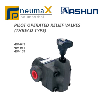 ASHUN-RV Series ไฮดรอลิควาล์ว (Pilot Operated relief valves)-Thread Type