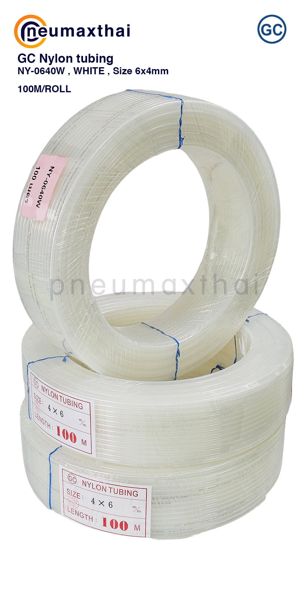 Nylon Tube ท่อลม-สายลมไนล่อน ยี่ห้อ GC