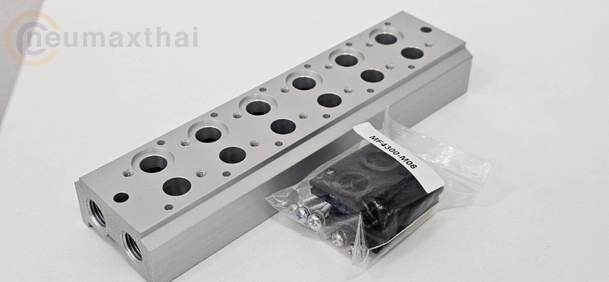 MF4300-M06N MANIFOLD BLOCK 1/4″ , 6-STATION