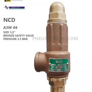 NCD เซฟตี้วาล์ว รุ่น A3W-A3WL (วัสดุทองเหลือง – Bronze Safety Valve)