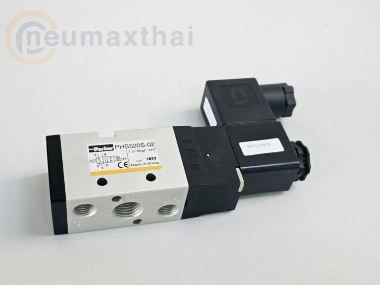 'PHS520S-02-24V-D 5/2 SOLENOID VALVE 1/4" , DC24V "PARKER"