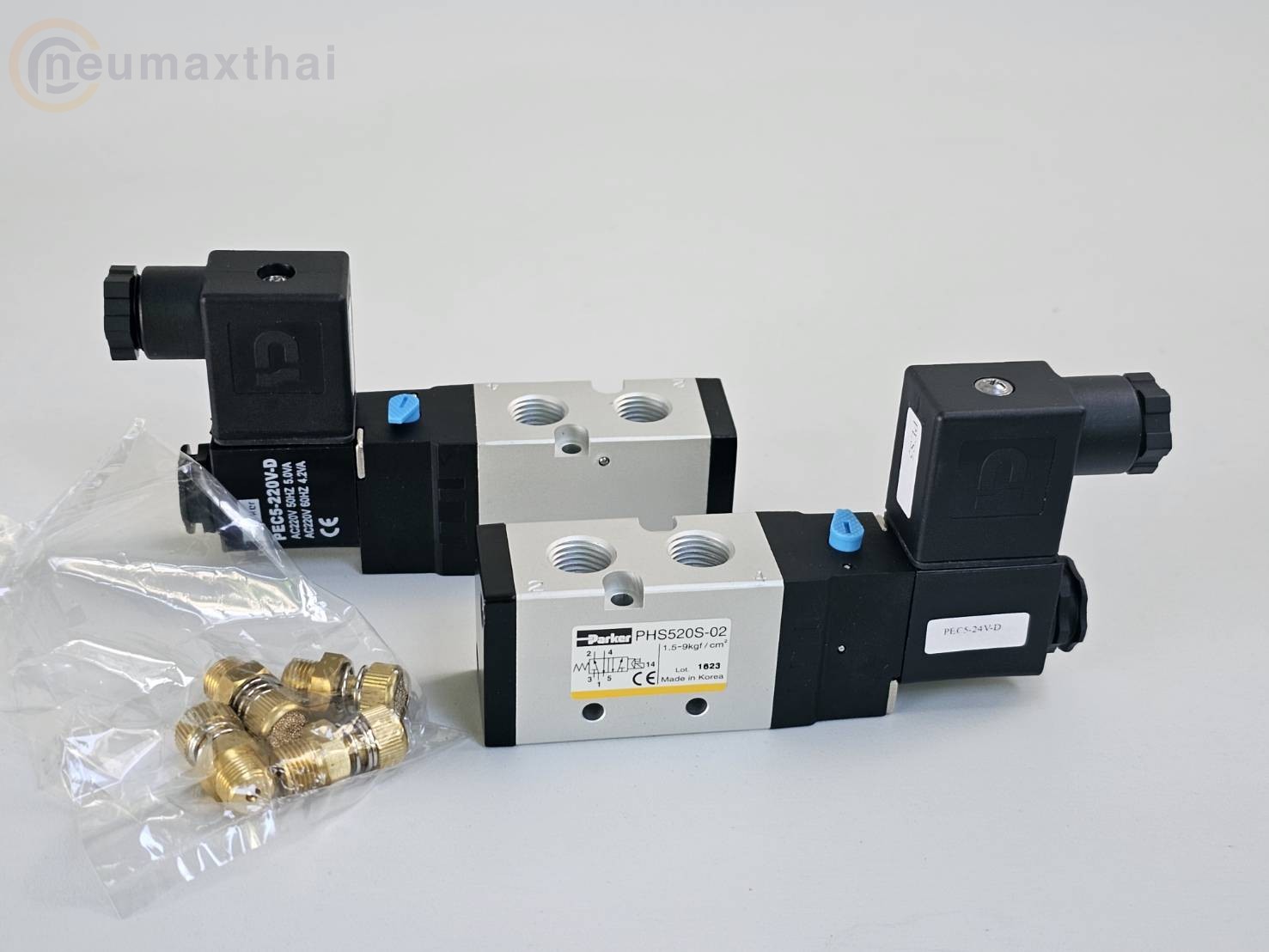 PHS520S-02-24V-D 5/2 SOLENOID VALVE 1/4