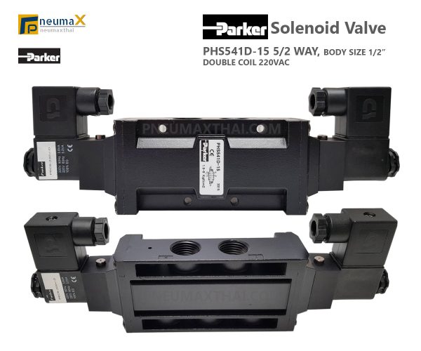Parker Solenoid Valve, PHS Series โซลินอยด์วาล์ว ยี่ห้อ Parker