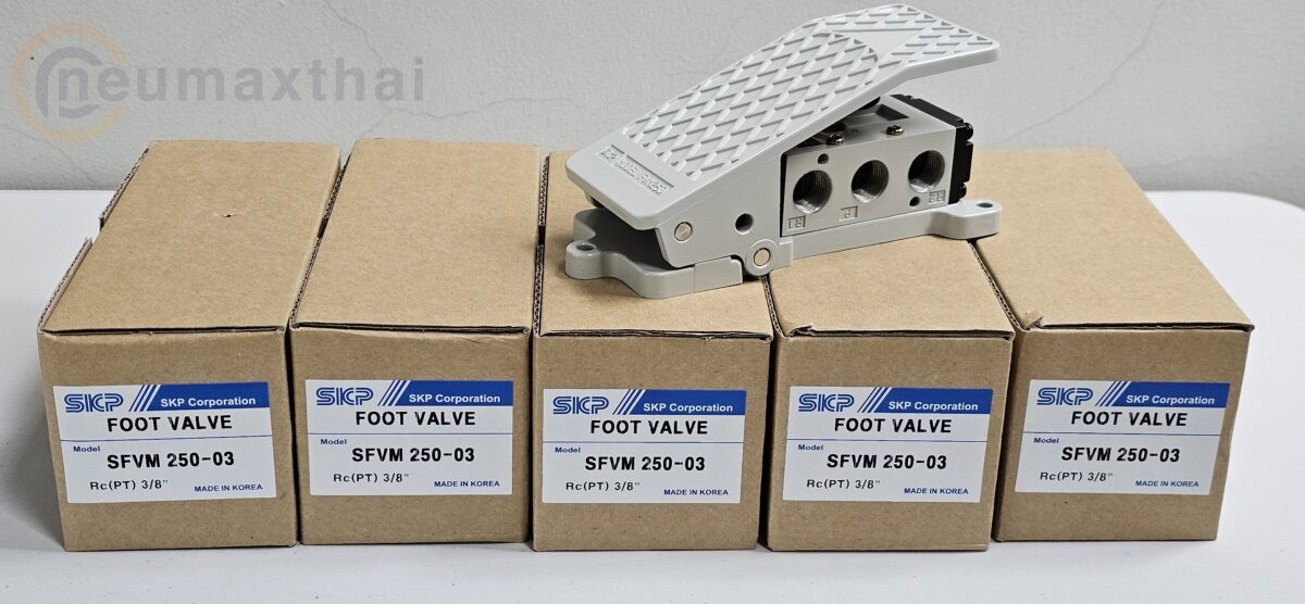 Foot valve SFVM250-03  5/2 ทาง เกลียว 3/8″ , SKP