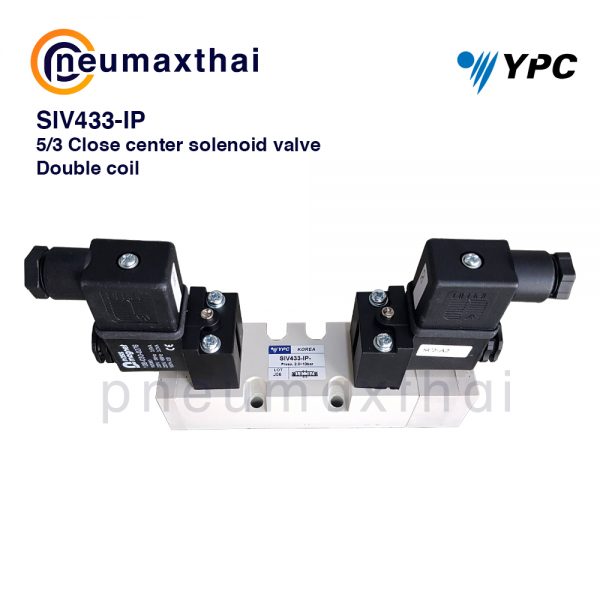YPC SIV Series โซลินอยด์วาล์ว Sub-Base Mounting  แบบ 5/2 , 5/3 ทาง
