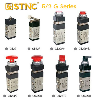 STNC G522 Series  แมคคานิควาล์ว  5/2 ทาง (Manually & Mechanically valve)