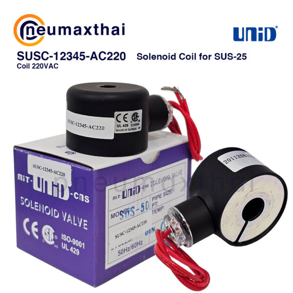 UNI-D Coil for Solenoid valve – UW , US , SUS Series