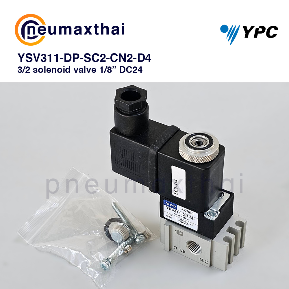 YPC Direct Solenoid Actuated valve – 3/2 YSV Series